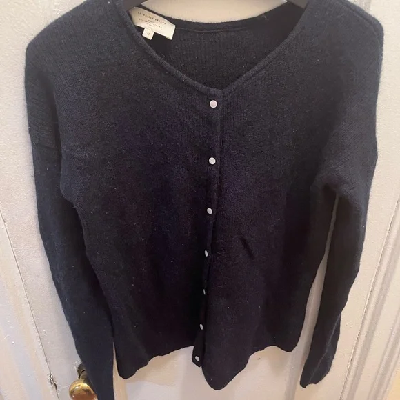 Sezane navy Gaspard cardigan - Picture 3 of 4